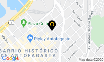 Mapa de Ylitalo - Arriendo De Maquinarias en Antofagasta