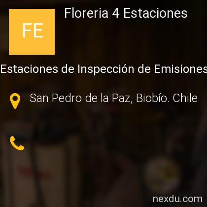 Floreria 4 Estaciones en San Pedro de la Paz - Teléfonos y Dirección