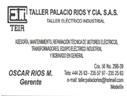 Fotos de Taller Palacio Rios Y Cia S.a.s