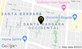 Mapa de 14 Ochomiles en Bogotá D.C