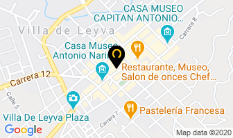 Mapa de 1977 Ribs House en Villa de Leyva