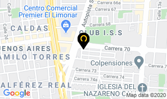 Mapa de 1996 Films en Cali