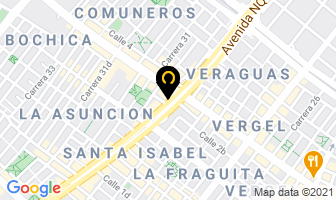Mapa de 2d Gráfica en Bogotá D.C