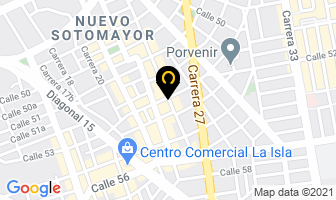 Mapa de 2x1 Broaster en Bucaramanga