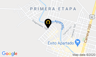 Mapa de 3/4 Parrilla en Apartadó