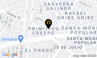 Mapa de 360 Producción Audiovisual en Cali