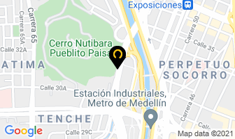 Mapa de 4 Life Research en Medellín