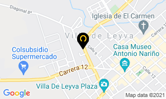 Mapa de 4Tritours en Villa de Leyva