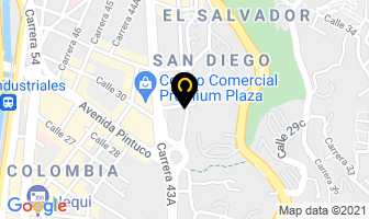 Mapa de 5 Estrellas Recepciones en Medellín