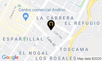 Mapa de 84 Dc en Bogotá D.C