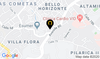 Mapa de 90S Proms en Medellín