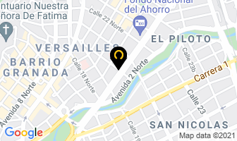 Mapa de A A Audiovisuales A Tiempo en Cali