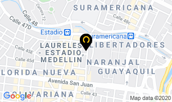 Mapa de A Academy Lenguage Universal en Medellín
