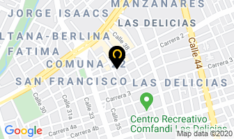 Mapa de A. Acarreo Efimudanzas De Occidente Ltda. en Cali