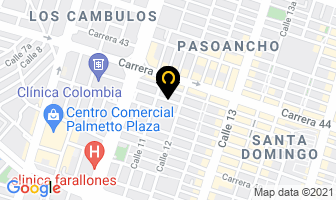 Mapa de A. Animales en Cali