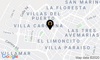 Mapa de A Bailar Extreme Discomovil en Barranquilla