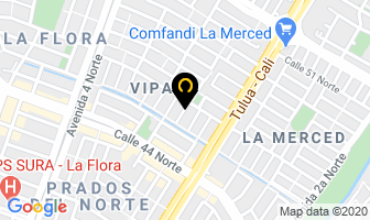 Mapa de A. Comercial Aire en Cali