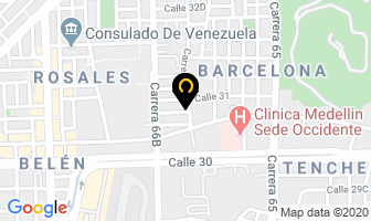 Mapa de A. I. Ruizcom en Medellín