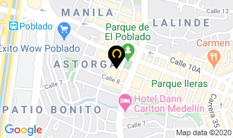 Mapa de A Piccolo en Medellín