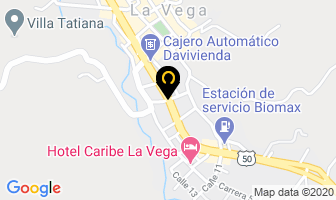 Mapa de A R T Y B A M en Bogotá D.C