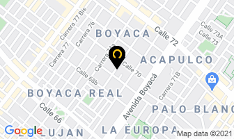 Mapa de A Y R Universal Ltda. en Bogotá D.C
