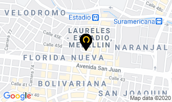 Mapa de A2 Softway Colombia S.a.s. en Medellín