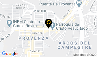 Mapa de Aa Bloque Prefasur en Bucaramanga