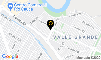 Mapa de A.a. Central De Aires Del Valle en Cali