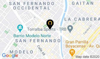 Mapa de Aalto Ltda. en Bogotá D.C