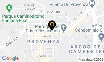 Mapa de Aamerican Clean en Bucaramanga
