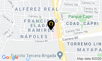 Mapa de A&co. Dycord Industrial Ltda. en Cali