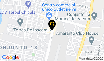 Mapa de A&m Producciones en Neiva