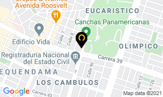 Mapa de A.arreglos Diseño Floral en Cali