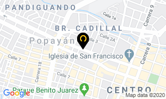 Mapa de A.b. Diego Llaves en Popayán