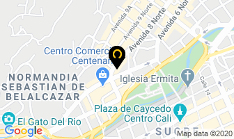 Mapa de Aba Expo-Diseños Modulares Ltda. en Cali