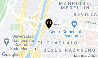 Mapa de Aback Minitecas en Medellín