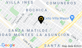 Mapa de Abanderados Del Servicio Jvtel en Bogotá D.C