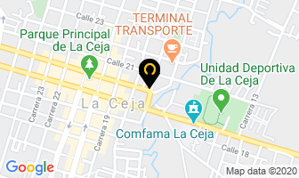 Mapa de Abarrotes La Plaza en La Ceja