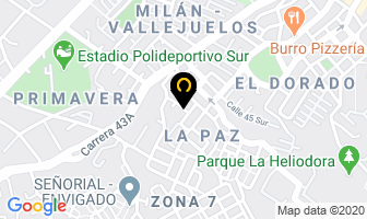 Mapa de Abastecedor Aaron-tek en Medellín