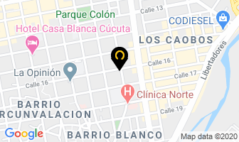 Mapa de Abastecedora La Casa Del Ozono en Cúcuta