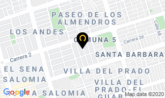 Mapa de Abastecemos Cachorritos Tipo Exportación en Cali