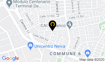 Mapa de Abasticos Del Sur en Neiva