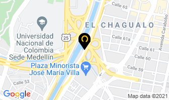 Mapa de A.b.c Gas en Medellín