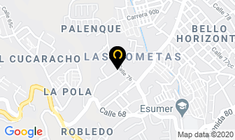 Mapa de A.b.c. Pisos en Medellín