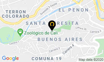 Mapa de A.b.c. Plantas Y Equipos Ltda. en Cali