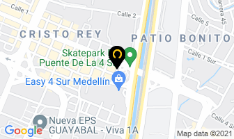 Mapa de A.b.c. Troquelados en Medellín