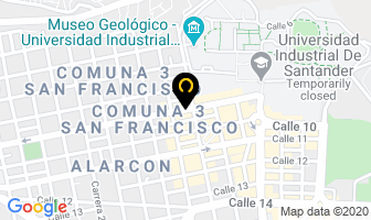 Mapa de Abcfumiservice en Bucaramanga