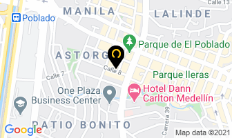 Mapa de Abe Cargo Express Ltda. en Medellín