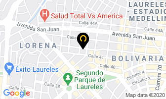 Mapa de Abogacía Contáctenos Ltda en Medellín
