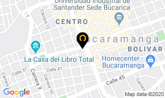 Mapa de Abogada Ada Murgas en Bucaramanga